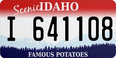 ID license plate I641108