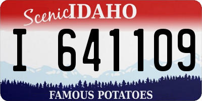 ID license plate I641109