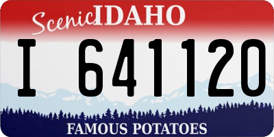 ID license plate I641120