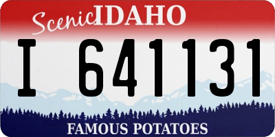 ID license plate I641131