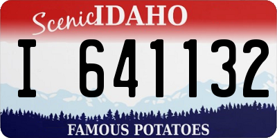 ID license plate I641132