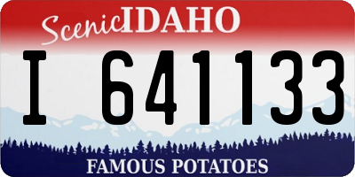 ID license plate I641133