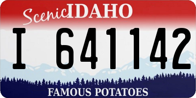 ID license plate I641142