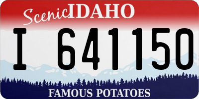 ID license plate I641150