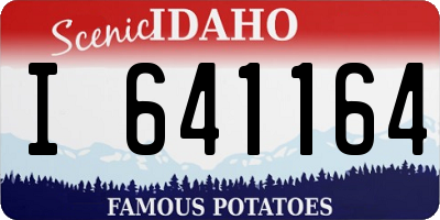 ID license plate I641164