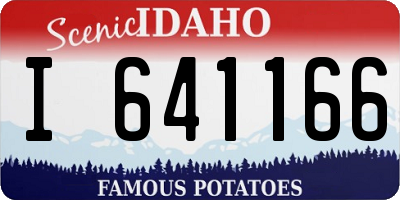 ID license plate I641166
