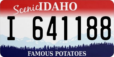 ID license plate I641188
