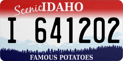 ID license plate I641202