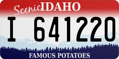 ID license plate I641220