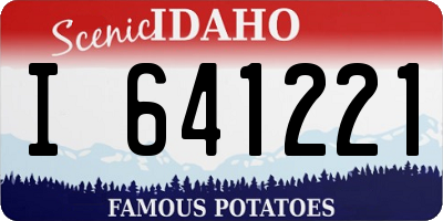 ID license plate I641221
