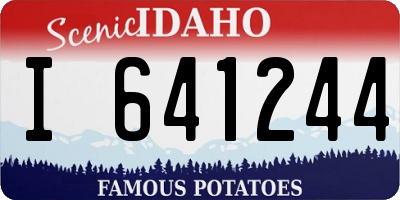 ID license plate I641244
