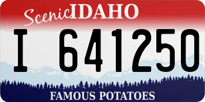 ID license plate I641250