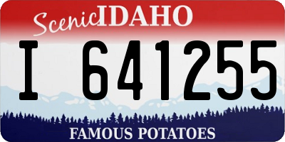 ID license plate I641255