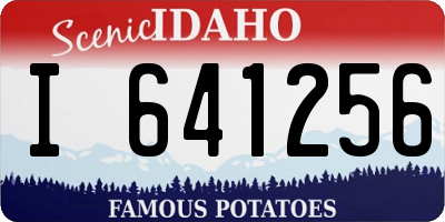 ID license plate I641256