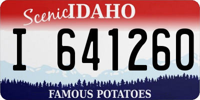ID license plate I641260