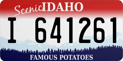 ID license plate I641261