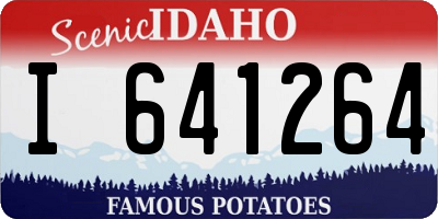 ID license plate I641264