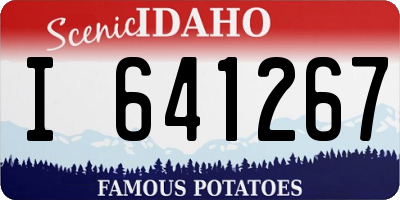 ID license plate I641267