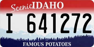 ID license plate I641272