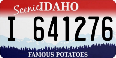 ID license plate I641276