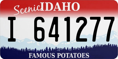 ID license plate I641277
