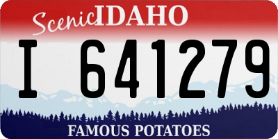 ID license plate I641279