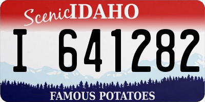 ID license plate I641282