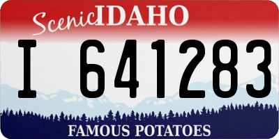 ID license plate I641283