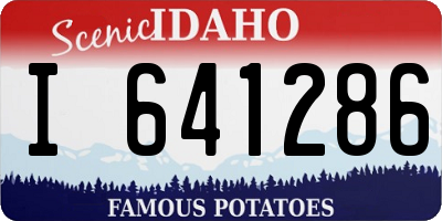 ID license plate I641286