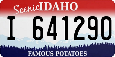 ID license plate I641290