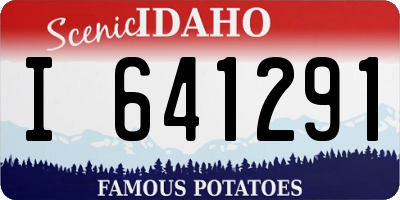 ID license plate I641291