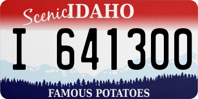 ID license plate I641300