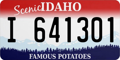 ID license plate I641301