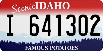 ID license plate I641302