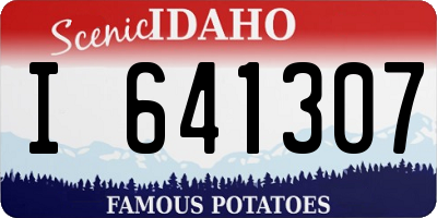ID license plate I641307