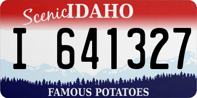 ID license plate I641327