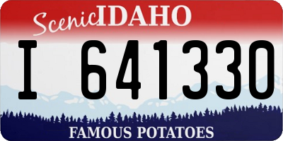 ID license plate I641330