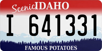 ID license plate I641331