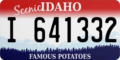 ID license plate I641332