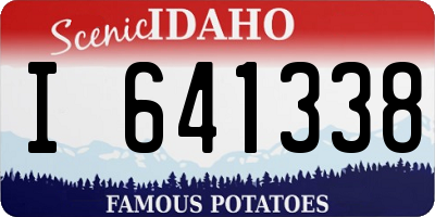 ID license plate I641338