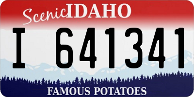 ID license plate I641341