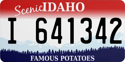 ID license plate I641342
