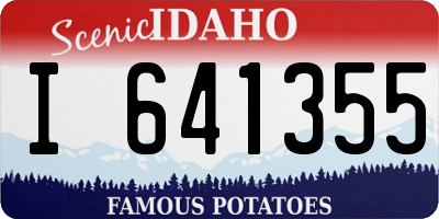 ID license plate I641355