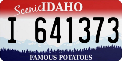 ID license plate I641373