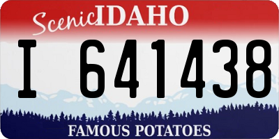ID license plate I641438