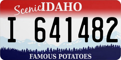 ID license plate I641482