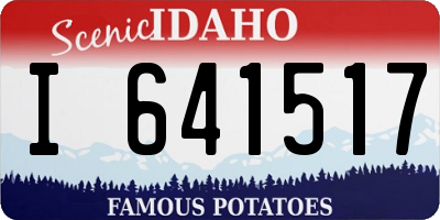 ID license plate I641517