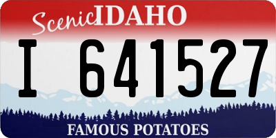 ID license plate I641527