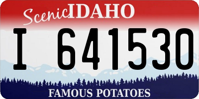 ID license plate I641530
