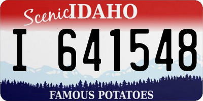 ID license plate I641548
